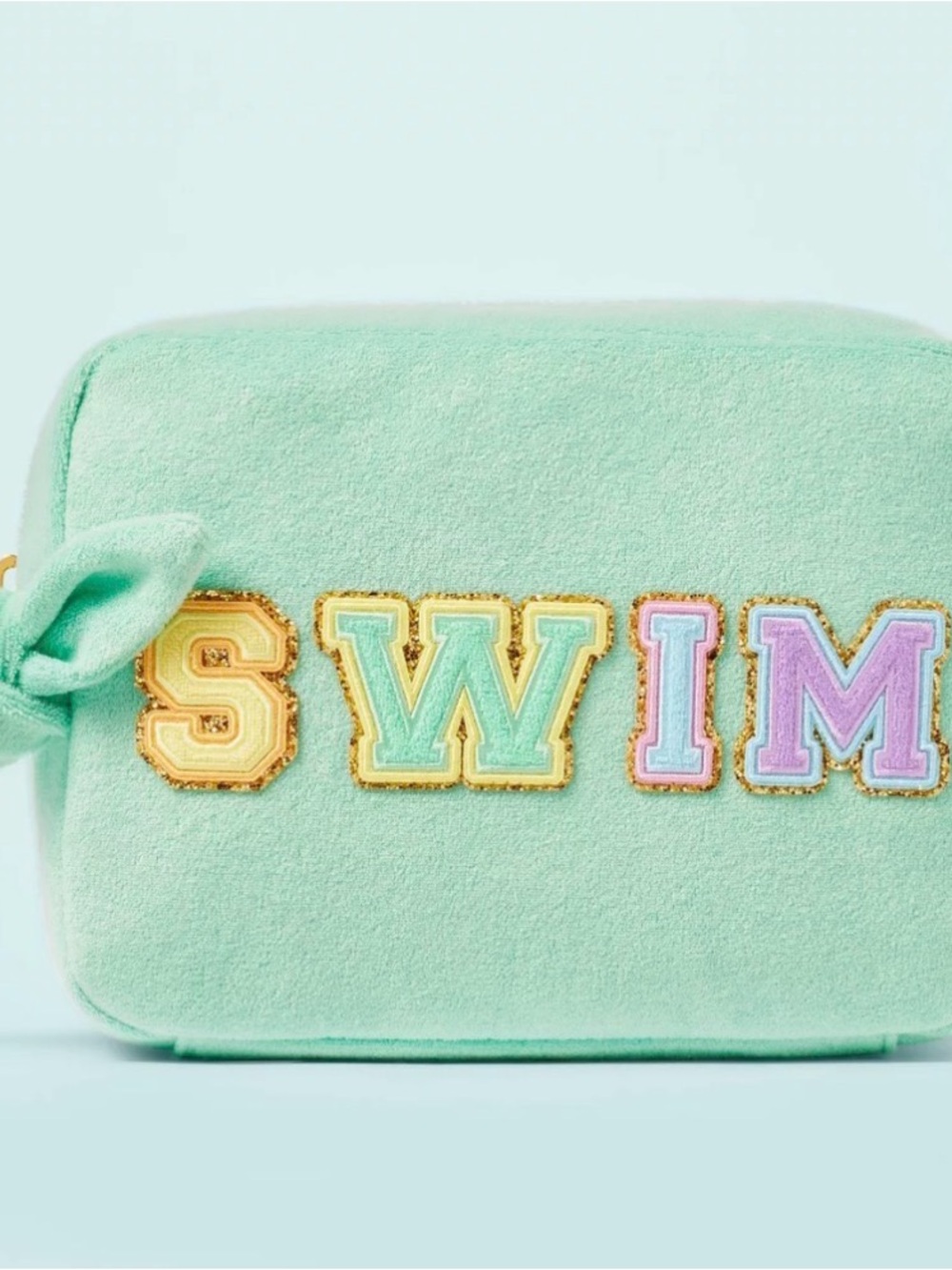 Stoney Clover Lane X Target Mint Green SWIM Terry Pouch